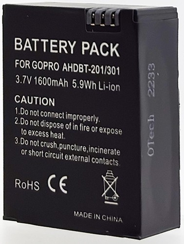 Batterie pour gopro - batterie,
