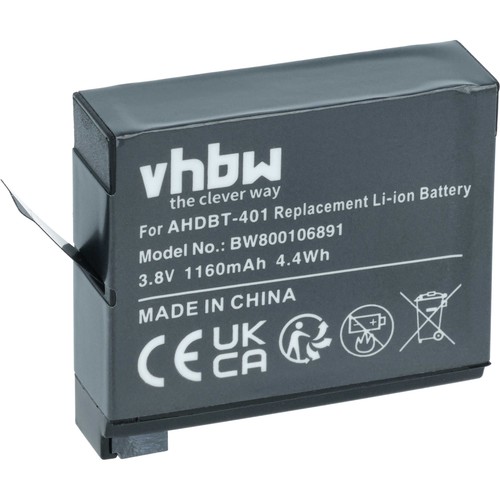 Batteria per gopro hero - hd,