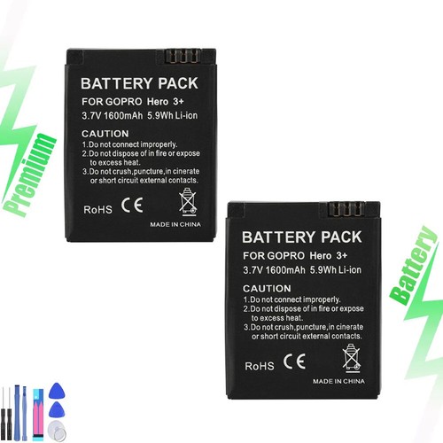 Batteria per gopro - 2x,